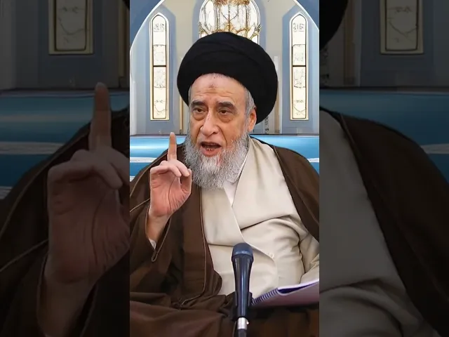 ⁣أمير المؤمنين لقب مختص بالإمام علي بن أبي طالب(ع) لا يشاركه فيه أحد من الأئمة-#السيد_صباح_شبر