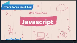 JavaScript Event focus input blur