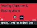 PHP String Class 4 Insert characters - novice