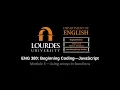 DMS 380JS Module 5--Conceptualizing and using arrays