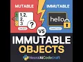 Mutable vs Immutable Objects in Python