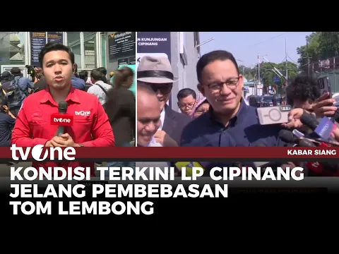 Hari Ini Tom Lembong akan Bebas dari Rutan Cipinang