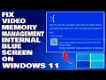 How To Fix Memory Management Internal Blue Screen on Windows