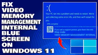 How To Fix Memory Management Internal Blue Screen on Windows
