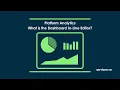 Platform Analytics - What is the Dashboard In-Line Editor