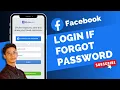 How to Login to Facebook If You Forgot Your Password