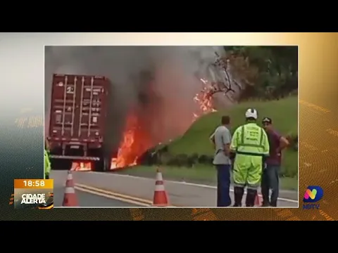 Grave acidente na BR-116 causa congestionamento e preocupação