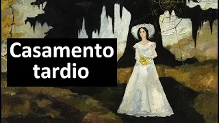 Casamento tardio no mapa