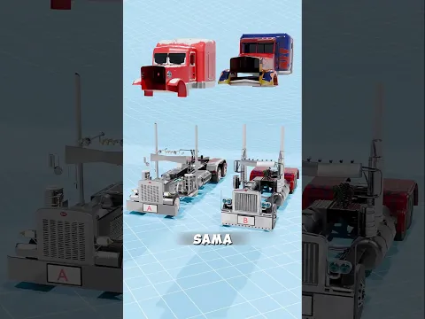 Saat Truk A Berubah Menjadi Truk B! 🚚😱 #shortvideo