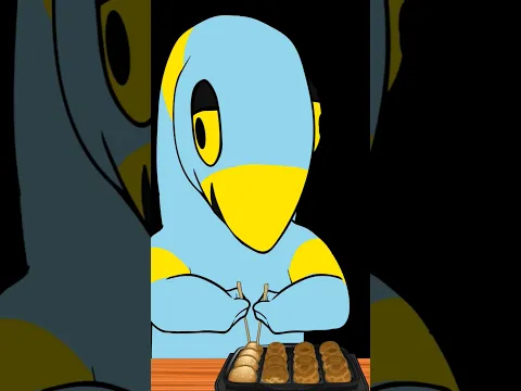 Bird thing cooks Takoyaki #animation