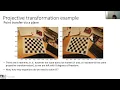 MVG 2021 WIS - Lecture 2 Projective Transformation Camera Matrix