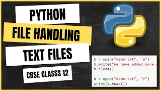 CBSE CLASS 12 Computer Science File Handling Part 1 Introduction and Text Files Tamil