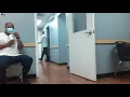 getting my eye exam at the Walmart