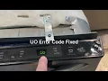 Dishwasher UO Error Code Fixed