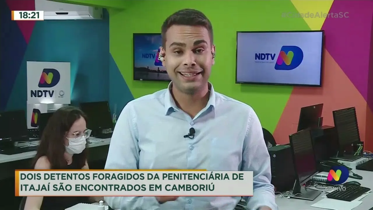 Dois detentos foragidos da penitenciária de Itajaí são encontrados em Camboriú