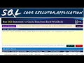 Create SQL Code Executor Application in MS Excel and VBA Step by Step