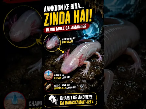 The Creature That Lives Without Seeing! 👀😱