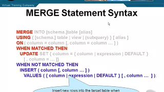 52 MERGE Statement Syntax
