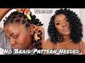 No Cornrow Crochet Braids Rubber Band Method Short 4c Hair Toyotress Dilias Empire