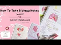 How to Take NEET Biology Notes NCERT PYQs Based Aesthetic Notes