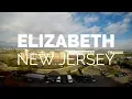 Elizabeth NJ Newark Liberty International Airport Port Newark Container Terminal time lapse