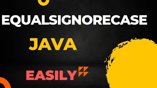 Java for Beginners - How to use equals and equalsIgnoreCase method Java for beginners