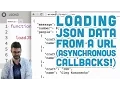 10 4 Loading JSON data from a URL Asynchronous Callbacks - p5 js Tutorial