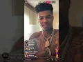 Bluefacebleedem aka blueface Instagram live feed 19