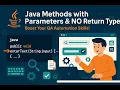 Java Method With Parameters Without Return Type Automation Testing Guide