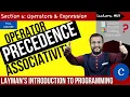 6 9 Operator precedence and associativity Complete C programming course Sunil Dhimal
