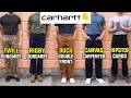COMPLETE Guide To Carhartt Work Pants Double Front Ripstop Cargo Carpenter Dungaree