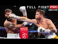 Canelo Alvarez vs Caleb Plant FULL FIGHT November 6 2021 Canelo vs Plant