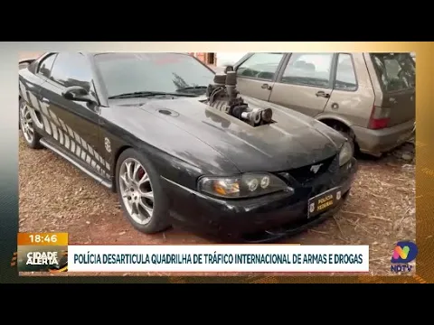 Polícia Federal e Receita Federal desarticulam quadrilha de tráfico internacional de armas e drogas