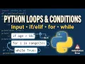 Part 02 - Python Conditions Loops User Input Explained Python Data Science