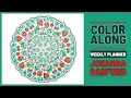 Johanna Basford 2026 Weekly Planner Worlds of Wonder - Strawberries Color Along Part 2