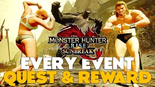 All 63 Event Quests Rewards - Monster Hunter Rise Sunbreak
