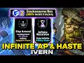 Ivern but I gain INFINITE AP ABILITY HASTE League ARAM Mayhem