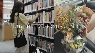 Day in the Life of a Florist Admin Work Library Flowers
