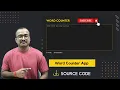 Word Counter App Using JavaScript With Source Code JavaScript Project