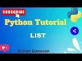 Python - LIST Concepts Python List Concepts Explained Ordered Mutable Duplicates