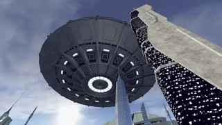 Alien Chants Space Fantasy Animation - UFO attacks Earth