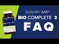 Bio Complete 3 FAQ Gundry MD