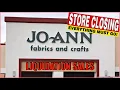 JOANNS LIQUIDATION WAS A BUST I WALKED AWAY EMPTY HANDED