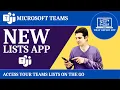 How to use NEW Microsoft Lists iOS app Microsoft Teams Tutorial