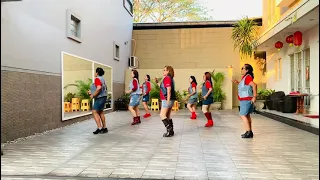 tabola bale choreo by elva fida june 2025 demo by happy line dance