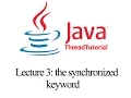 Java Multithreading Lecture 3 the synchronized keyword
