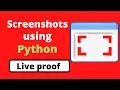 Python Pyautogui - screenshot using python python project