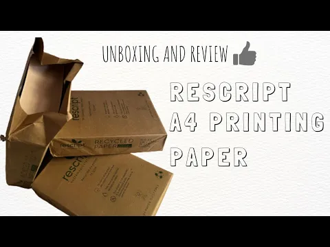 Download MP3 Rescript A4 Paper | Unboxing and Review