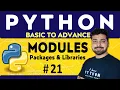 Modules in Python Packages Libraries Python Tutorial in Hindi 21