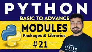 Modules in Python Packages Libraries Python Tutorial in Hindi 21